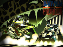 Fan Art - batman vs predator